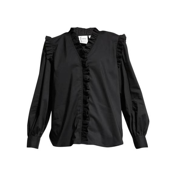 NEW FINLEY long sleeve byrdee top in black - Picture 3 of 3